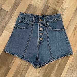 Levi’s Denim High-Waisted Mom Women's Shorts 24